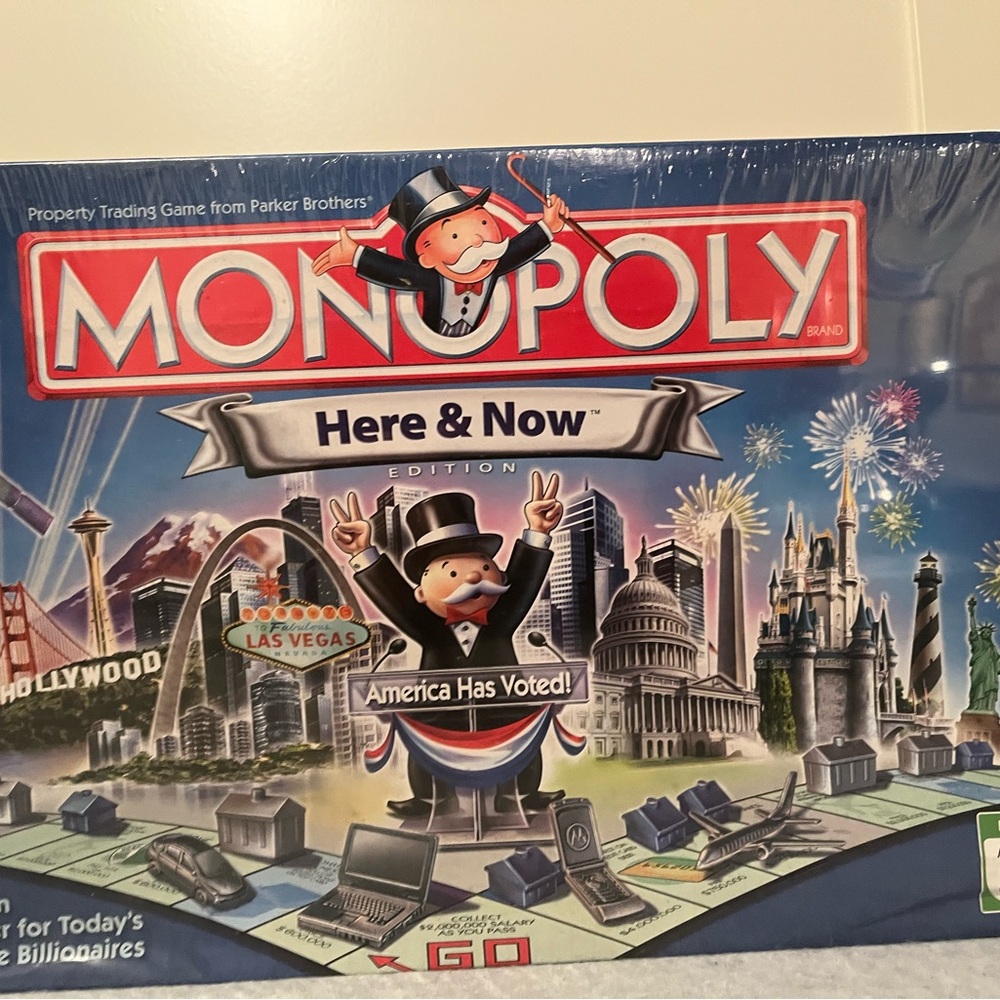 NWT SEALED -Monopoly Here & Now Edition Board Game